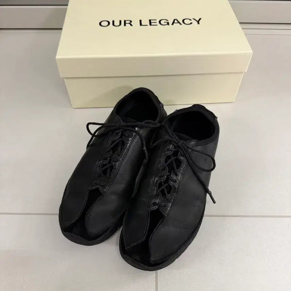 [BUNJANG] Our Legacy Clove Black Leather Sneakers / [41] 아워레가시 클로브 블랙 레더 스니커즈