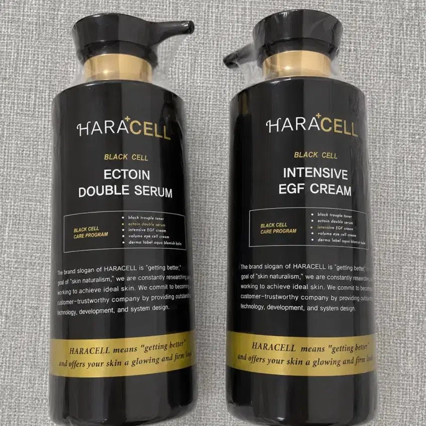 [BUNJANG] Haracell Black Cell Serum & Cream Set / 하라셀 블랙셀 세럼 , 크림