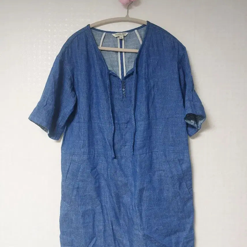 [BUNJANG] Thursday Island Denim Midi Dress / 써스데이 데님원피스