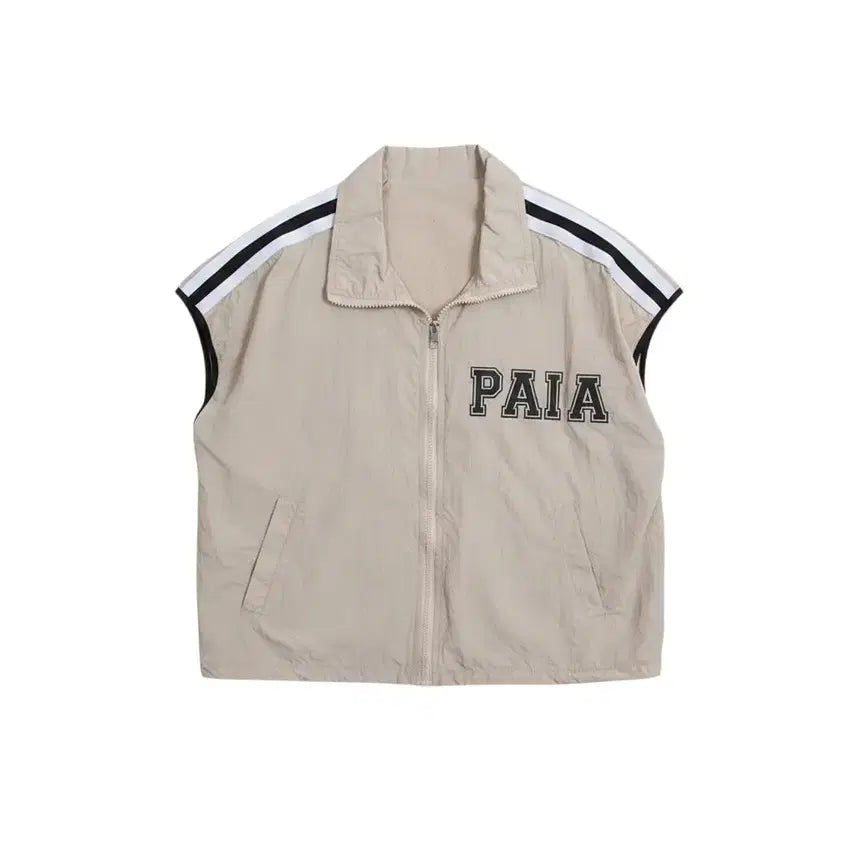 [BUNJANG] Women's Lettering Vest / 여성F/ 레터링 코디하기 좋은 바스락 조끼 BG 22-154