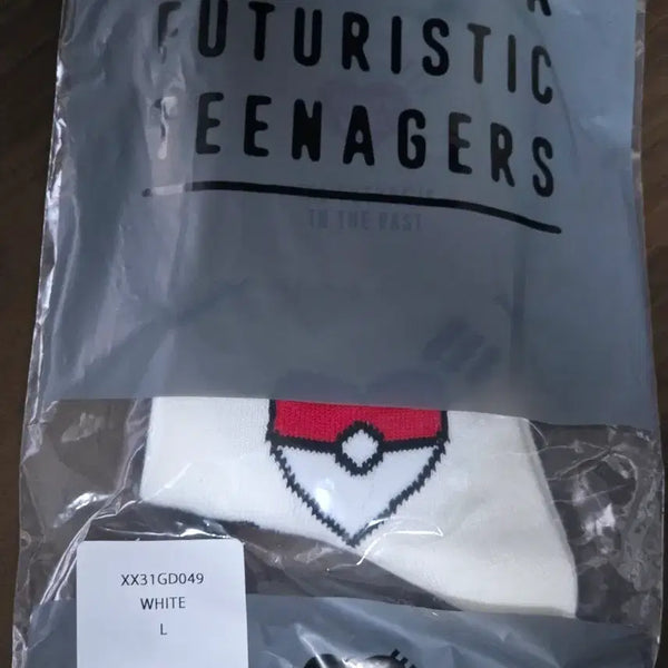 [BUNJANG] Human Made x Pokémon Made Socks White L Size / 휴먼메이드X포켓몬 메이드 삭스 화이트 L사이즈