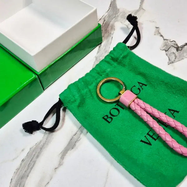 [BUNJANG] Bottega Veneta Intrecciato Leather Keyring Holder / (정품) 보테가베네타 인트레치아토 가죽 키링 키홀더