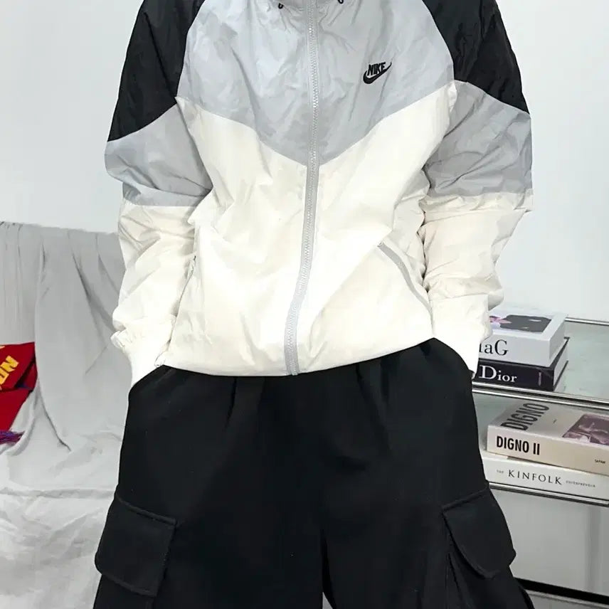 [BUNJANG] Nike Colorblock Windrunner Jacket XL / 나이키 배색 윈드러너 바람막이 XL
