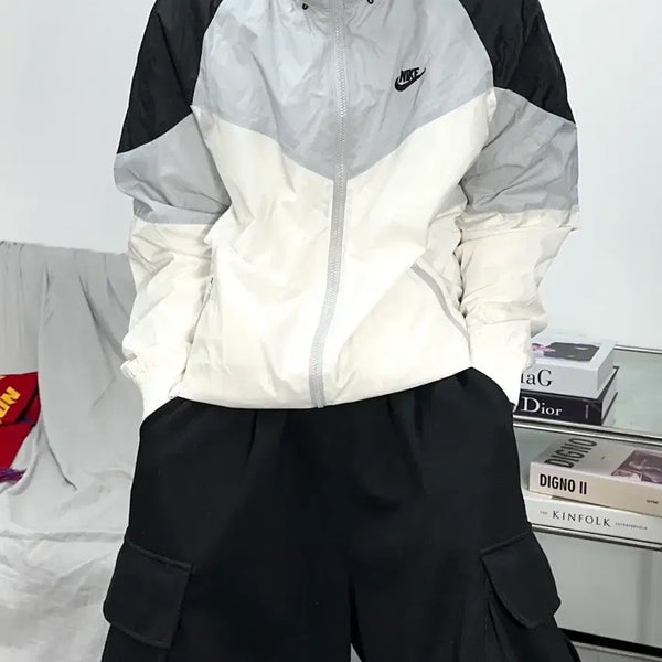 [BUNJANG] Nike Colorblock Windrunner Jacket XL / 나이키 배색 윈드러너 바람막이 XL