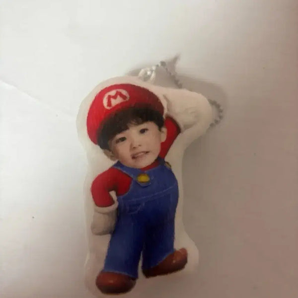 [BUNJANG] NCT Mark Mario Cushion Keyring Doll / 마크 마리오 쿠션키링 인형 판매 양도