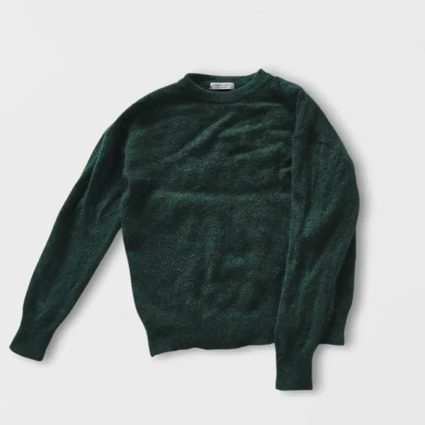 [BUNJANG] LaRoom Green Two-Tone Knit / 라룸 그린 투톤 니트