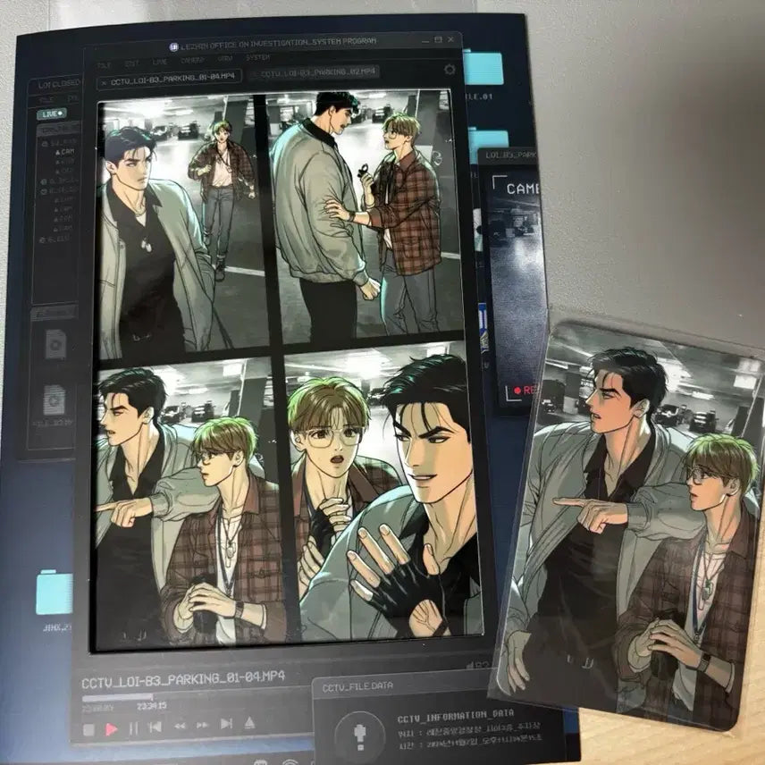 [BUNJANG] Resin CCTV 4-Cut Photocard Holder / 레진 아밝 팝업 징크스 CCTV 네컷