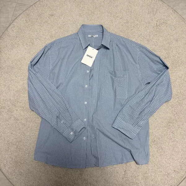 [BUNJANG] Gnoc Checkered Shirt, Size L / (새제품) 그노크 체크셔츠 L 사이즈