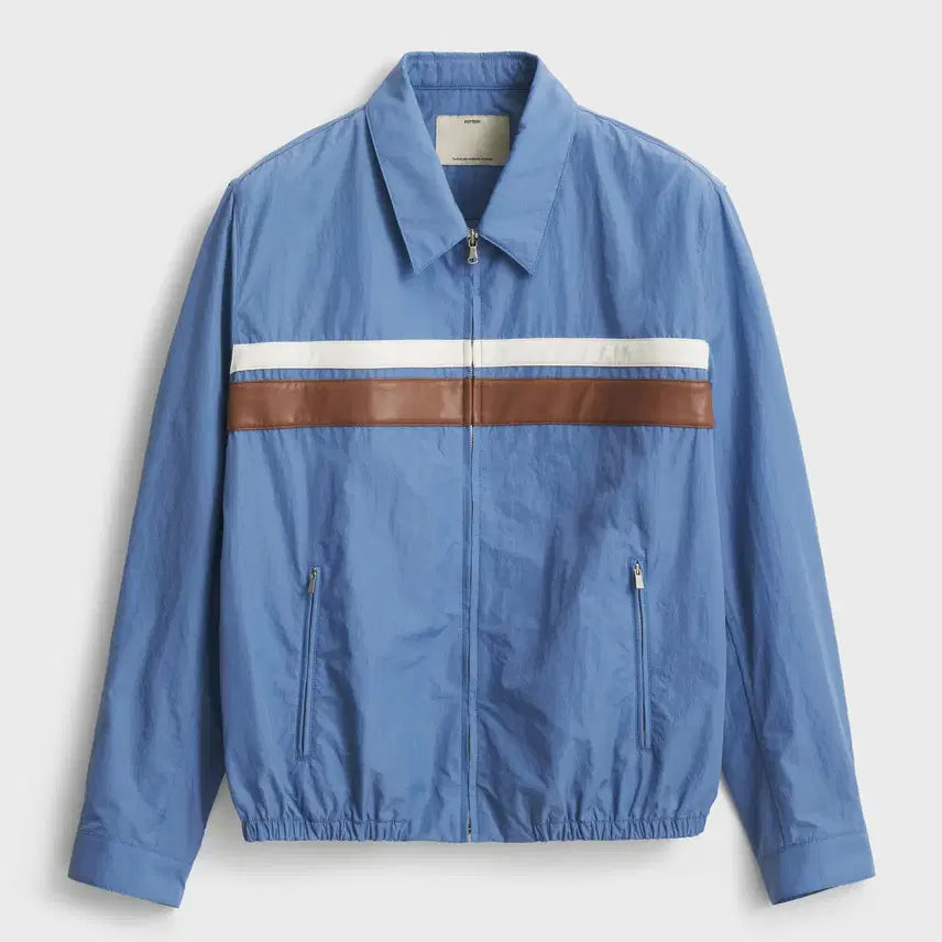 [BUNJANG] Pottery Color Block Nylon Jacket Blue / [2] 포터리 컬러블록 나일론 자켓 블루