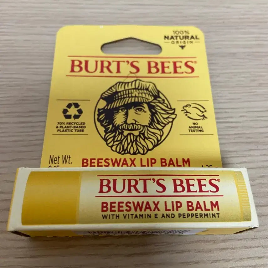 [BUNJANG] Burt's Bees Beeswax Lip Balm Vitamin E & Peppermint / 버츠비 비즈왁스 립밤 비타민E & 페퍼민트