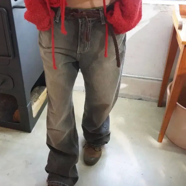 [BUNJANG] Morae House Bias Washed Jeans M Size / 모래하우스 bias washed jeans 청바지 M사이즈
