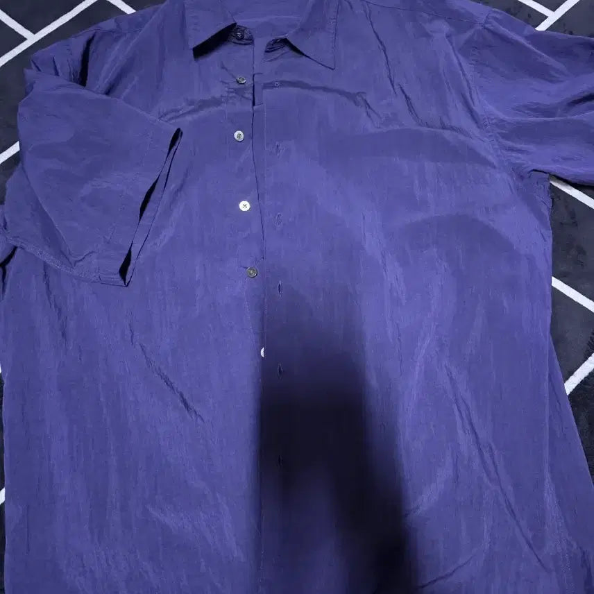 [BUNJANG] Blank Room Bridge Half Shirt 2 Grape / 블랭크룸 브리지 하프 셔츠 2 그레이프