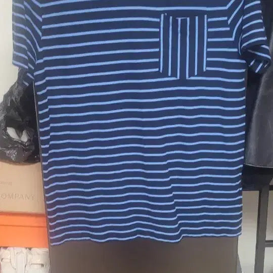 [BUNJANG] AMI Paris Striped Short Sleeve T-Shirt / 아미 스트라이프 반팔티