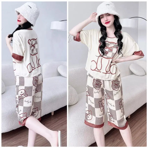 [BUNJANG] Women's Bear Pattern Set / 여성 세트
