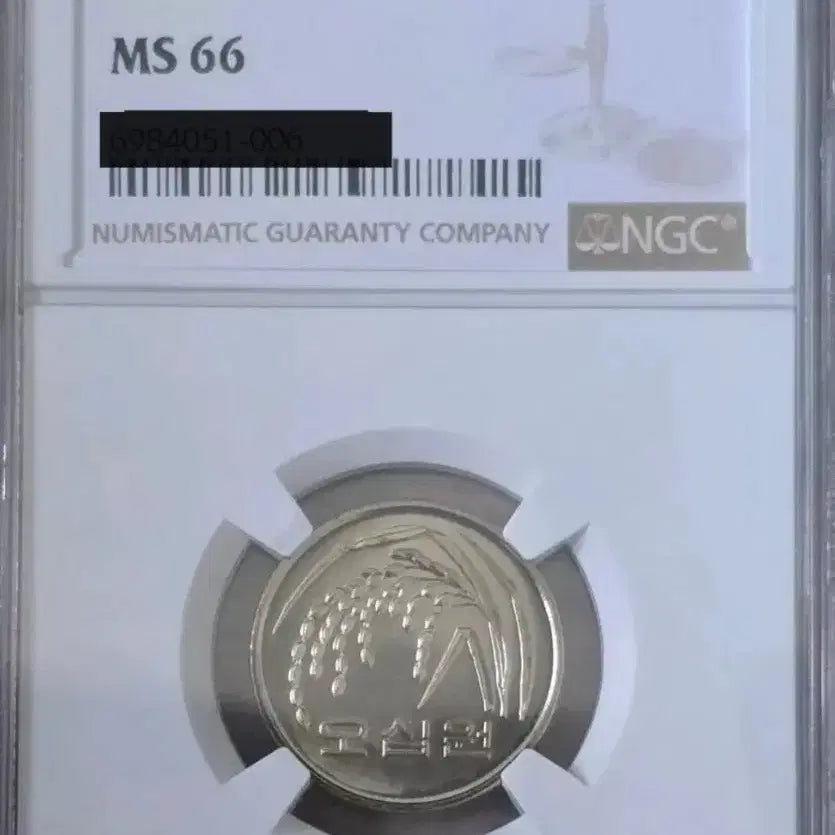 [BUNJANG] 2024 South Korean 50 Won Coin MS66 / <특년>[산중귀물] 2024년 50원 MS66