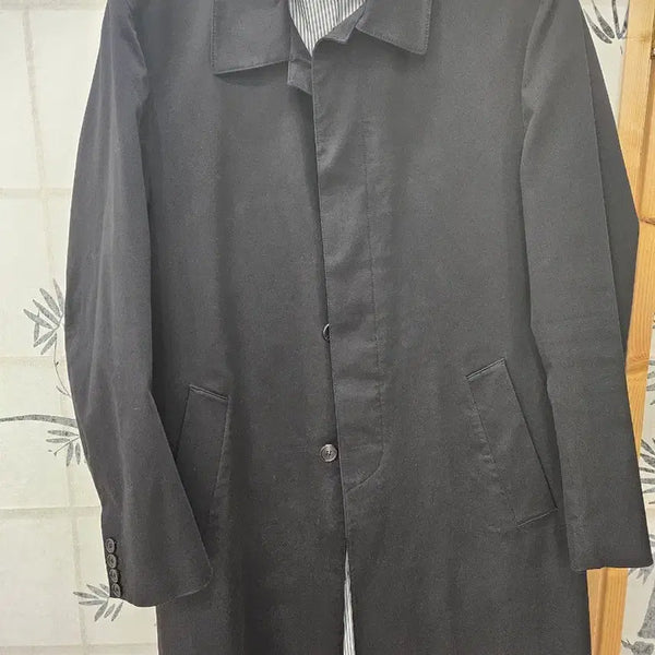 [BUNJANG] Club Monaco Black Trench Coat Mac Coat / 클럽모나코 검정색 트렌치코트 맥코트 m(100)