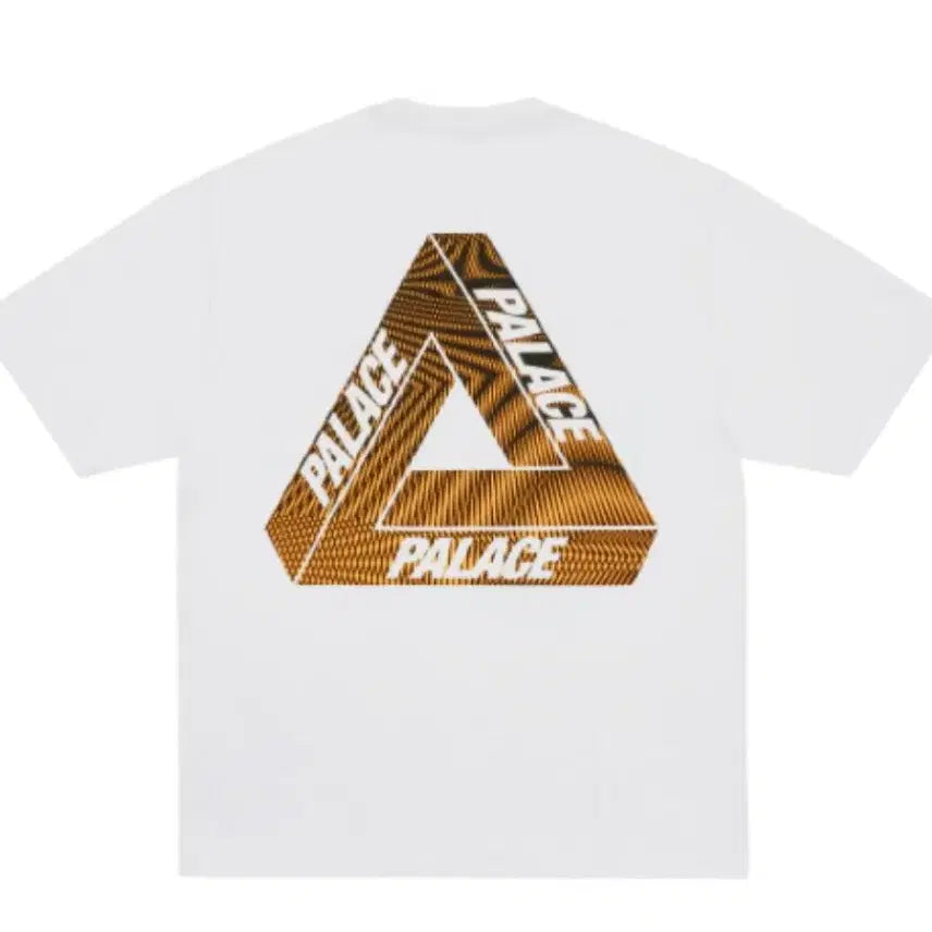 [BUNJANG] Palace Tri-Ferg T-Shirt White Orange XXL / 팔라스 PALACE 트라이벡스 티셔츠 화이트 오렌지 - 25SS XXL사