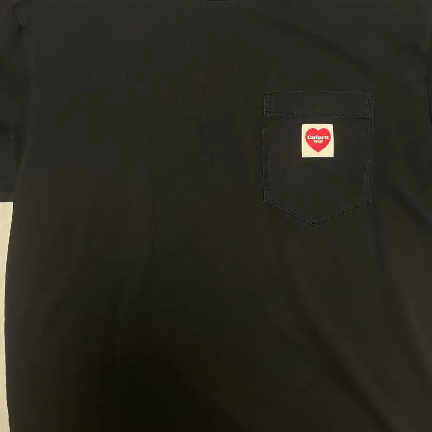 [BUNJANG] Carhartt WIP Heart Pocket Logo Short Sleeve T-Shirt / 칼하트 WIP 하트 포켓 로고 반팔