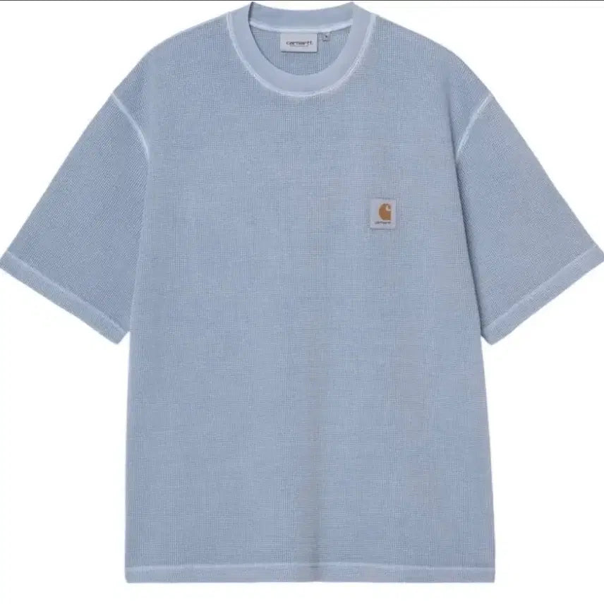 [BUNJANG] Carhartt Pigment Short Sleeve T-Shirt Light Blue XL / 칼하트 피그먼트 반팔 티셔츠 라이트 블루