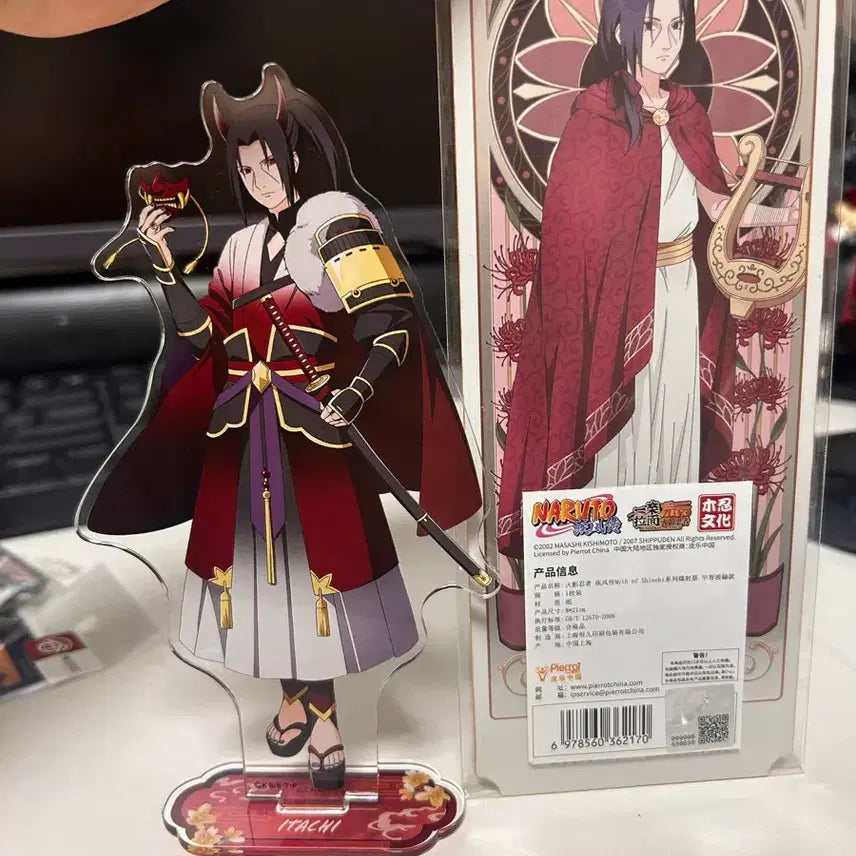 [BUNJANG] Naruto Itachi Acrylic Stand & Paper Goods Bundle Set / 나루토 이타치 아크릴 지류 일괄