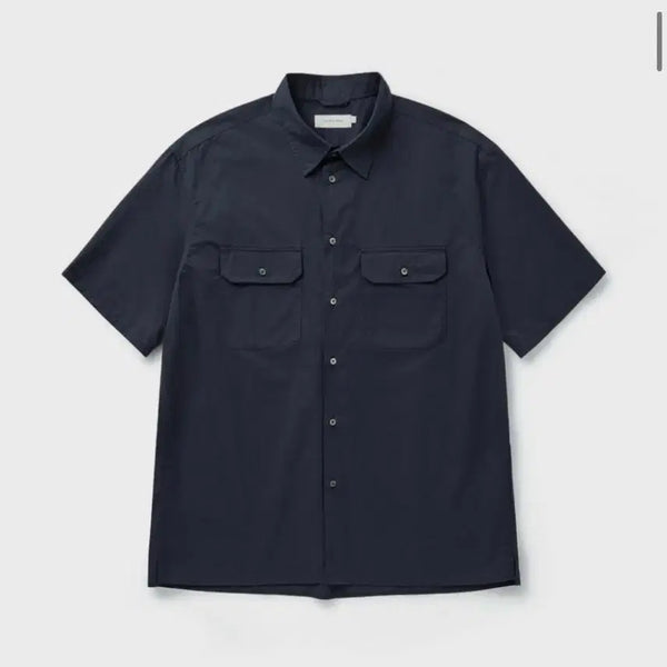 [BUNJANG] Union Blue Two Pocket Sunday Shirt Navy M / 유니온블루 투포켓 선데이셔츠 네이비 M