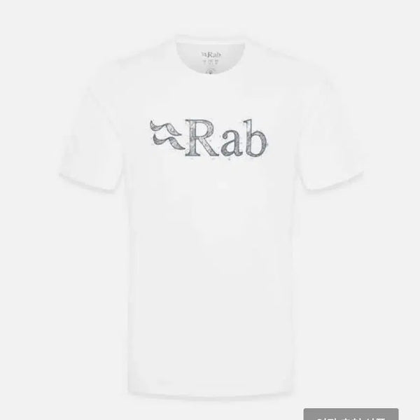 [BUNJANG] RAB White Short Sleeve T-Shirt XL / RAB 반팔 티셔츠 화이트