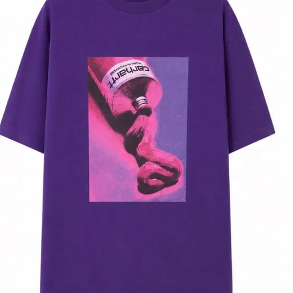 [BUNJANG] Carhartt Purple T-Shirt XL / 칼하트 반팔티 퍼플