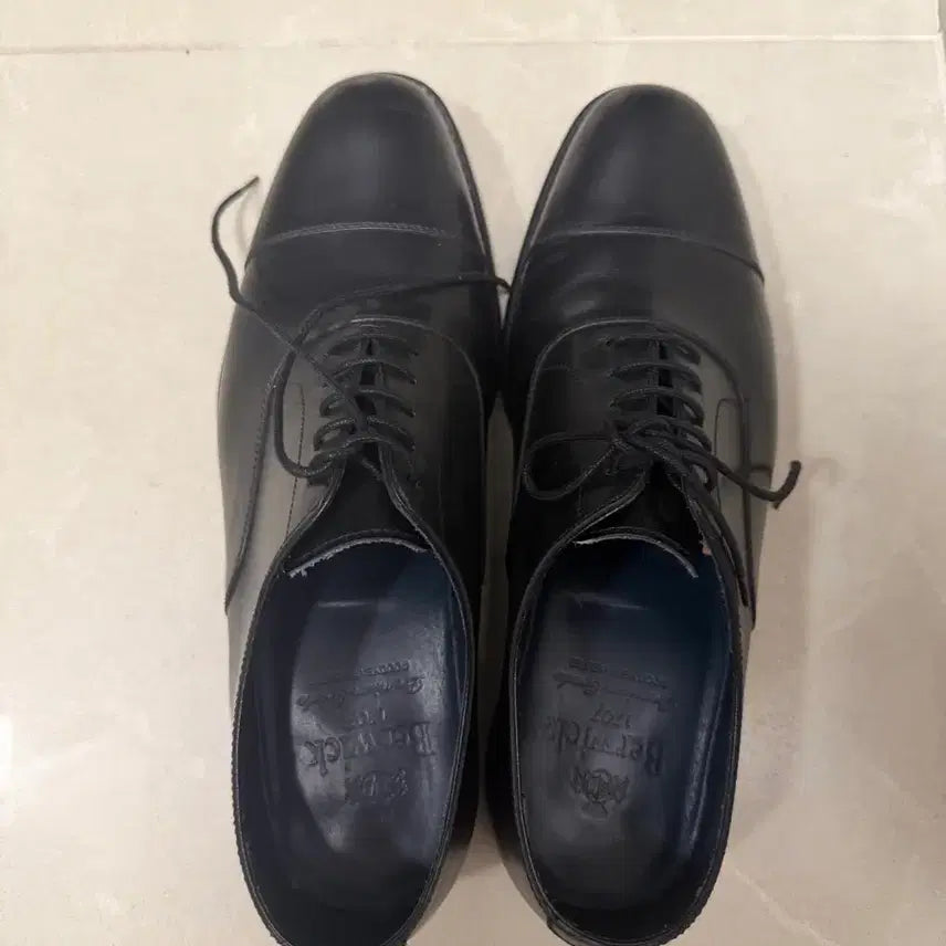 [BUNJANG] Berwick 4983 Oxford Shoes Black / [7 1/2] 버윅 4983 옥스포드화(마지막 가격)