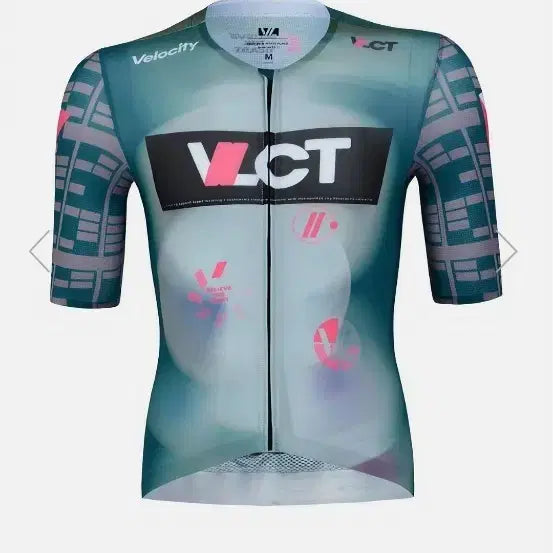 [BUNJANG] VLCT Unisex City Glow Jersey (Green) - M Jersey / L Bib / 사이클져지