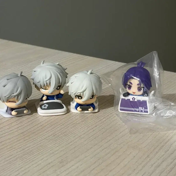 [BUNJANG] Blue Lock Nagi Seishiro Onemutan & Mikage Reo Bag Charm Bundle / 블루록 나기 세이시로 오네무탄 일괄 미피입 미카게 레오 가방 체인 가챠