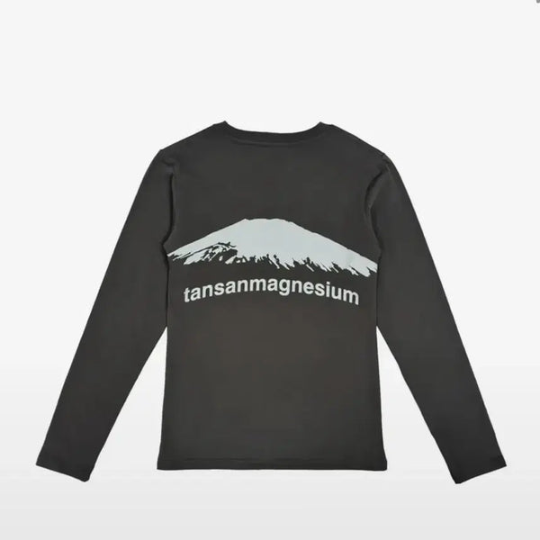 [BUNJANG] Mountain Long Sleeve Charcoal / 탄산마그네슘 마운틴 롱슬리브