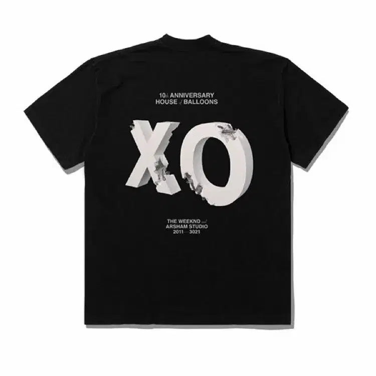[BUNJANG] The Weeknd Daniel Arsham XO 10th Anniversary T-Shirt / 더 위켄드 다니엘 아샴 XO 10주년 기념 반팔 티셔츠