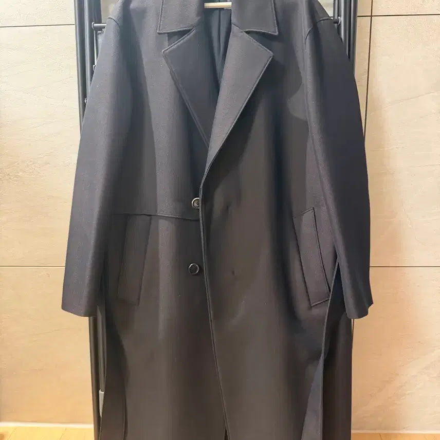 [BUNJANG] Allegri Two-Tone Choco Navy Trench Coat / [48] 알레그리 초코 네이비 투톤 트렌치코트(마지막 가격)