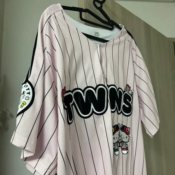 [BUNJANG] LG Twins Hong Chang-ki Hello Kitty Baseball Jersey 4XL / 엘지 홍창기 헬로키티유니폼