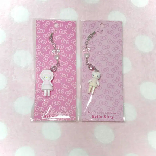 [BUNJANG] Sanrio Long-Legged Kitty Closet Collection Keyring Strap Set (Bundle) / 일괄)산리오 롱다리키티 클로젯 컬렉션 키링 스트랩 세트