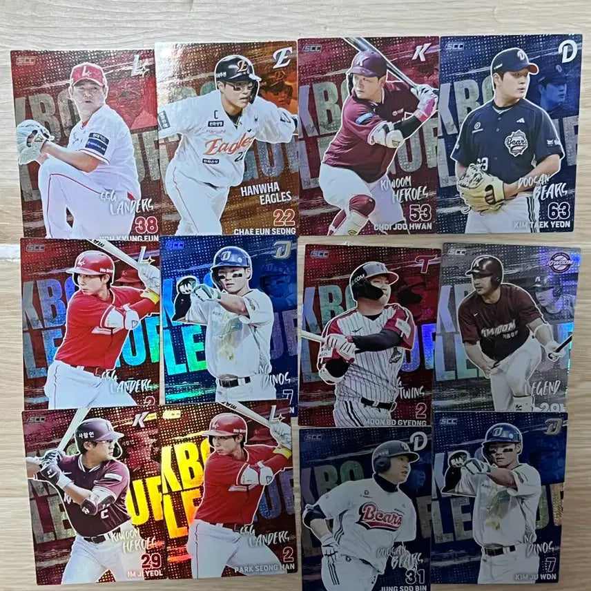 [BUNJANG] KBO Baseball Cards Bundle Set / (일괄판매) 크보 카드 팝니당