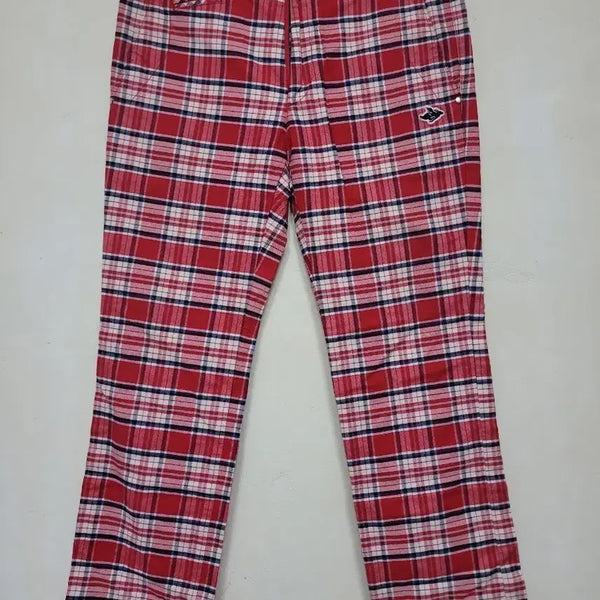 [BUNJANG] Pearly Gates Check Golf Pants Red Size 4 / PEARLY GATES 체크 골프바지 레드 4
