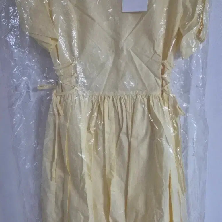[BUNJANG] RIEL Peach Corset Dress Yellow / (새상품) 리엘 피치 코르셋 원피스 옐로우