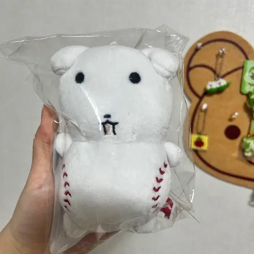 [BUNJANG] Landers Ganadi Stress Ball Keyring Doll (Sealed) / 랜더스 가나디 스트레스볼 키링 인형 미개봉