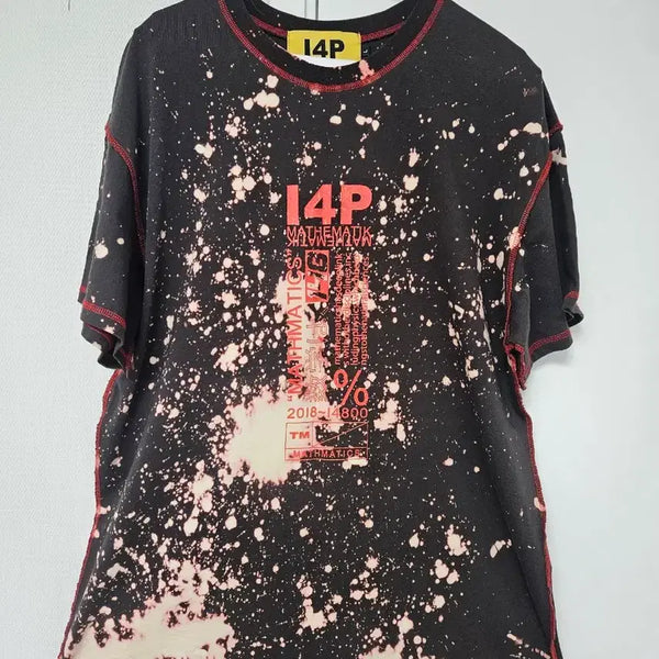 [BUNJANG] I4P Tie-Dye Short Sleeve T-Shirt / I4P 타이다이 반팔