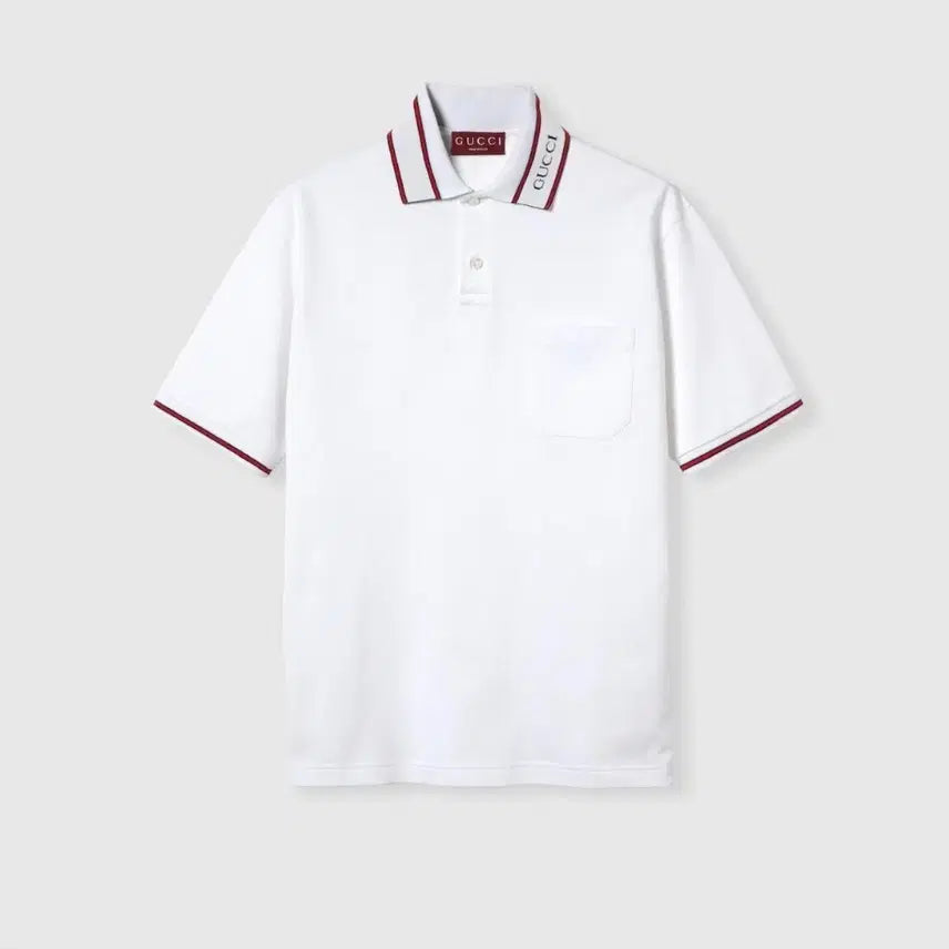 [BUNJANG] Gucci Polo Shirt White XL / 구찌 카라티 XL정품 새상품