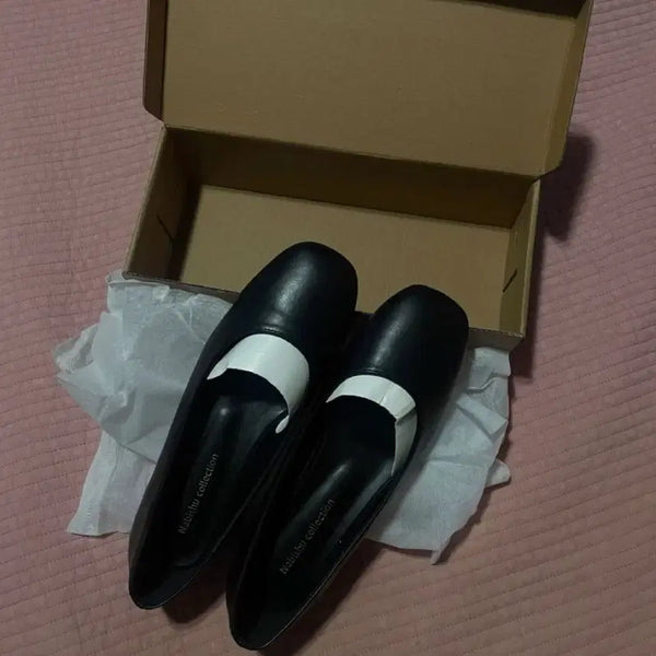 [BUNJANG] Nabi Shu Collection Black Flat Shoes 250mm / [새상품] 나비슈컬렉션 250mm 구두 플랫슈즈