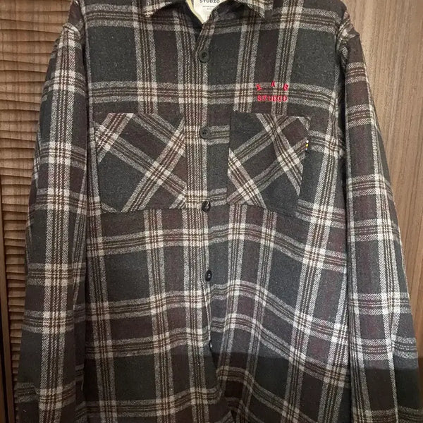 [BUNJANG] IAB Studio Check Shirt Jacket XL / 아이앱 스튜디오 체크셔츠 자켓 XL