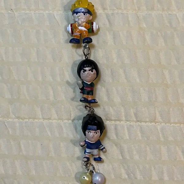 [BUNJANG] Naruto Classic Bell Charm Keychain - Naruto, Rock Lee, Sasuke / 나루토 고전 방울 키링 나루토 록리 사스케