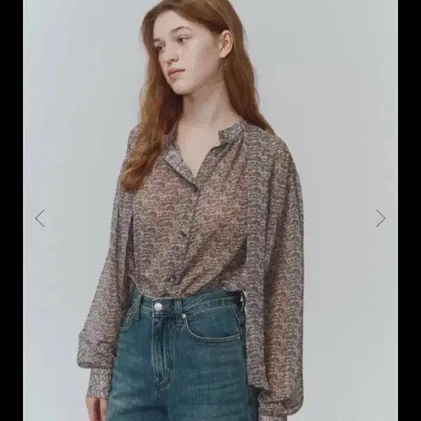 [BUNJANG] LEa Scarf Flower Blouse / 르에 lea scarf 블라우스 플라워 새상품