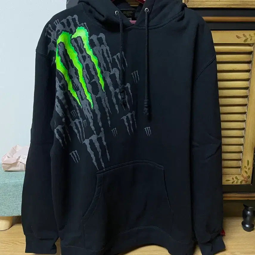 [BUNJANG] Monster Energy Lined Hoodie / 몬스터 에너지 기모 후드티 L