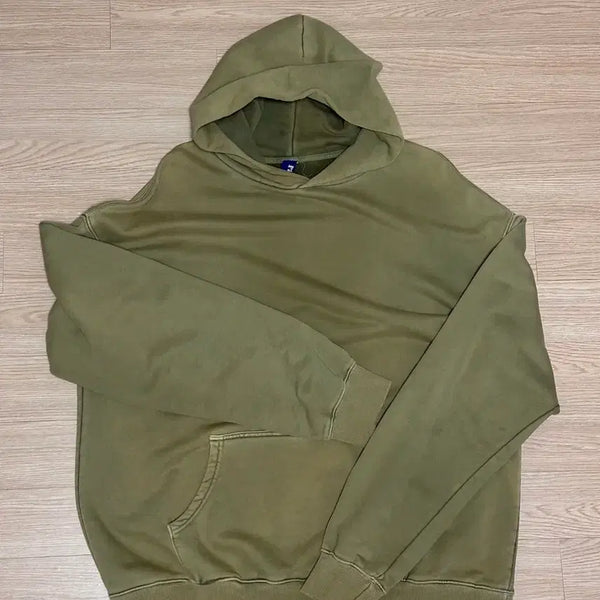 [BUNJANG] Essence Room Blind Files Hooded Sweatshirt Olive / [2]블라인드파일즈 후드티 올리브 블파 후드티 에센스룸 뤡코즈