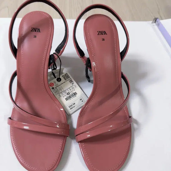 [BUNJANG] Zara Pink Strap Sandals (Size 38) / 자라 샌들 핑크 38