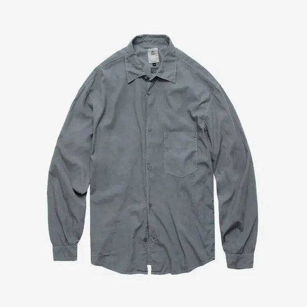 [BUNJANG] Poler Tenco Shirt Blue-Gray Size 4 / 폴리테루 텐코 셔츠 블루그레이002 4사이즈