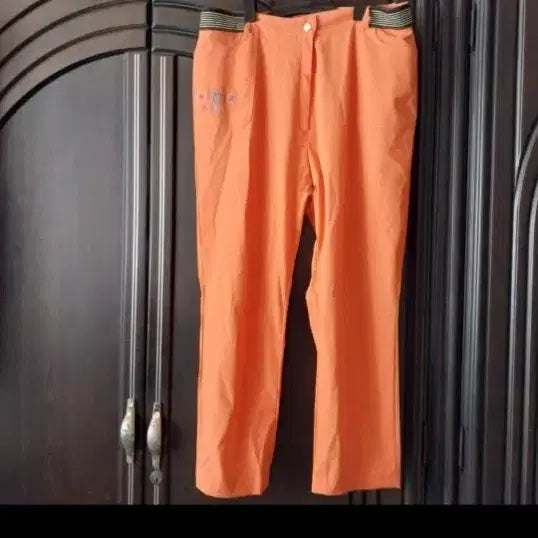 [BUNJANG] Orange Cotton Pants Women's Size 33 / 오렌지 면 바지